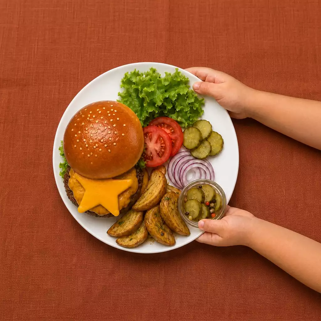 Çocuğumla Hamburger    